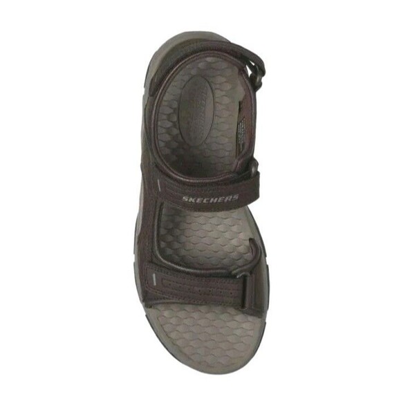 Skechers Relaxed Fit with Luxe Foam Tresmen -Garo Chocolate Brown Gray main image 8
